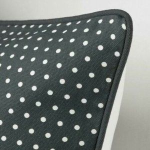 IKEA Set/ 2 Cushion Cover BLACK AND WHITE 20x20”